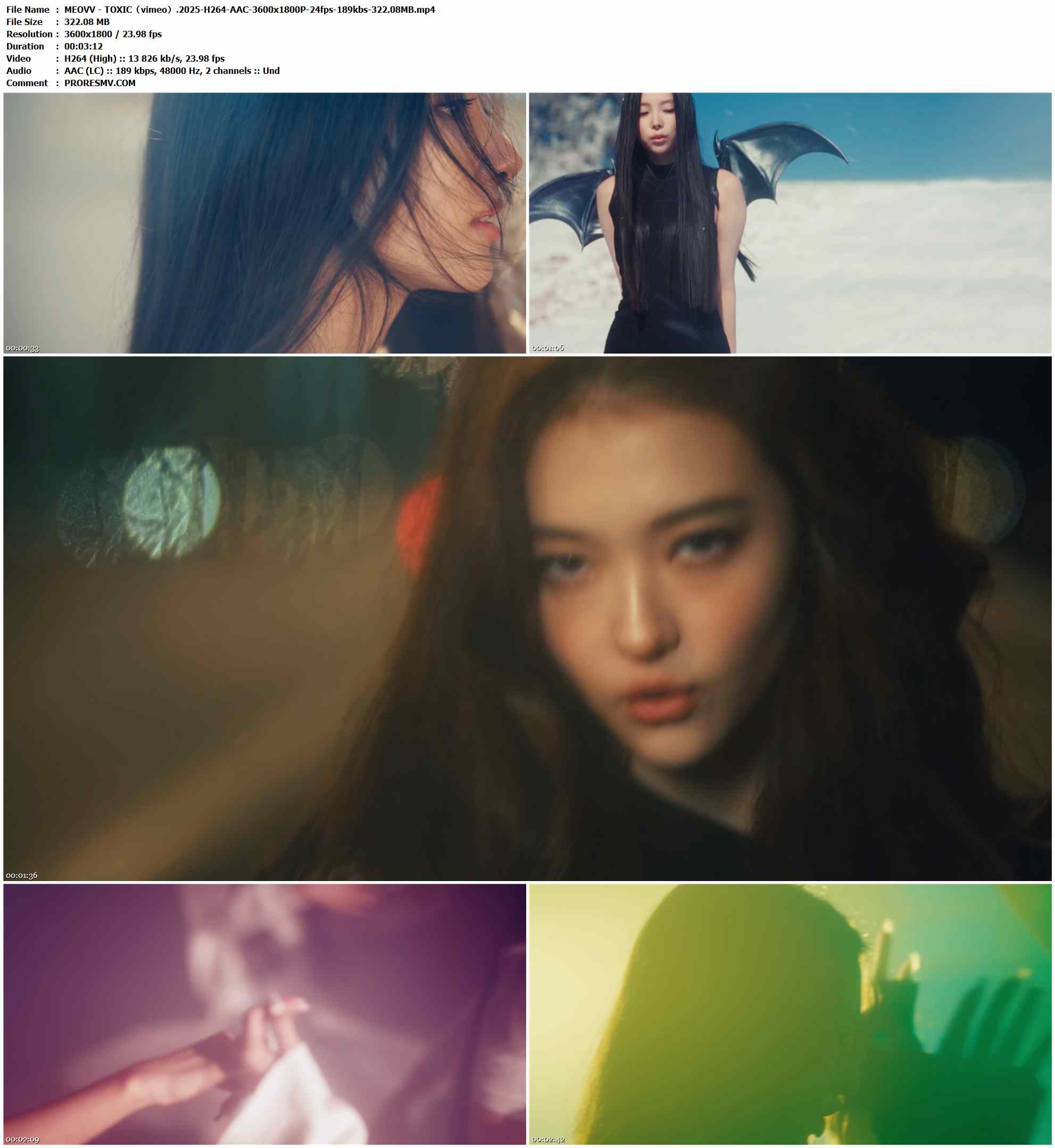 MEOVV - TOXIC（vimeo）.2025-H264-AAC-3600x1800P-24fps-189kbs-322.08MB官方MV_高清MV